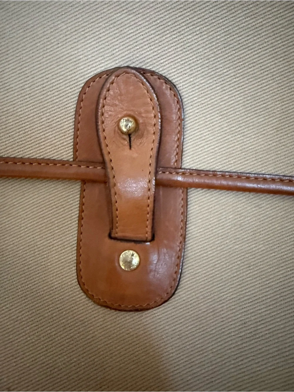 Original Ghurka No. 171 Quattro Leather and Canvas Travel Suit Bag